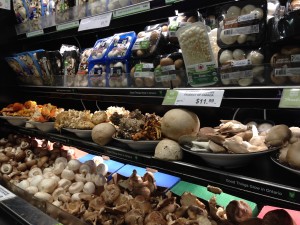 Mushroom counter as Fiesta Farms in Toronto