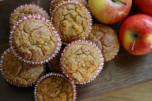 muffins and apples
