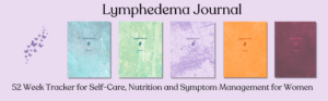 Lymphedema Journal book cover in 5 colours