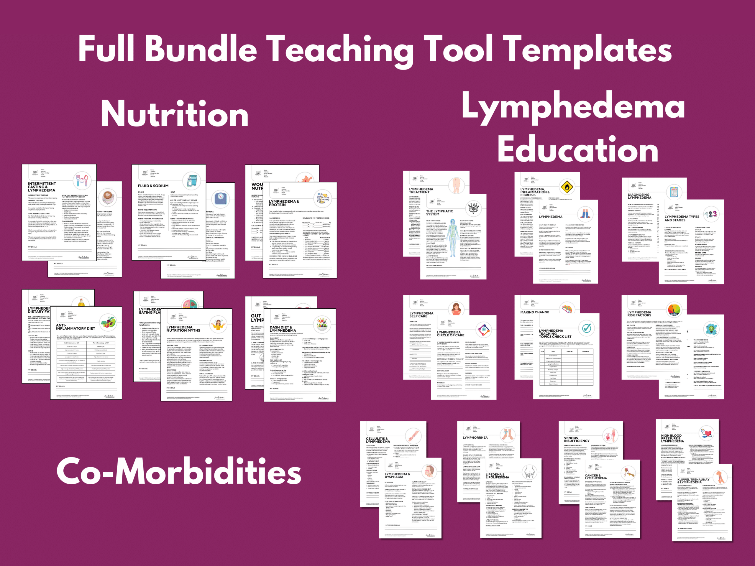 Teaching Tool Templates Complete Bundle